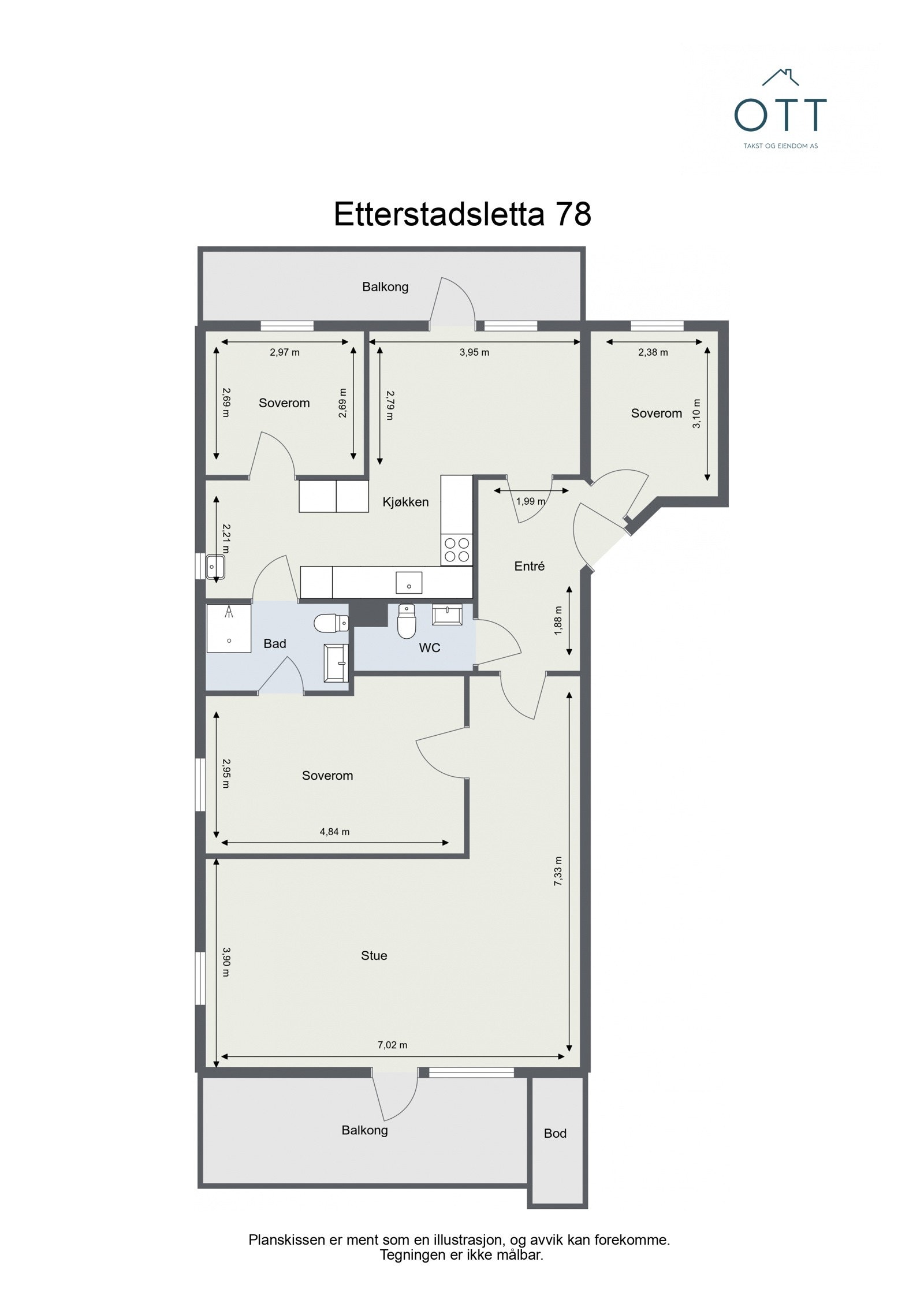 Plantegning Galleribilde