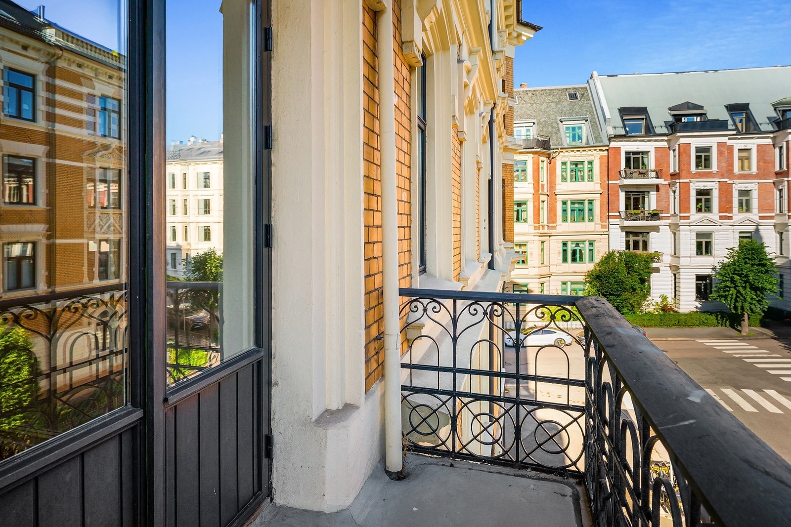 Balkongen er på 3 kvm og vender mot nordvest. Galleribilde