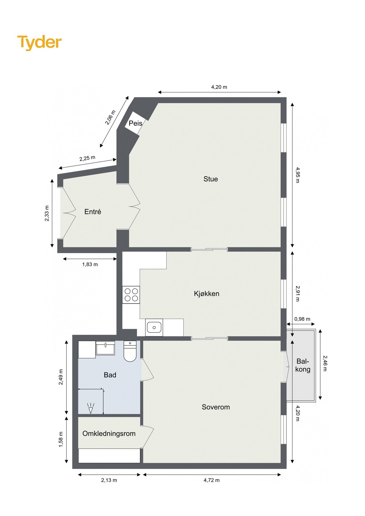 Plantegning. Galleribilde