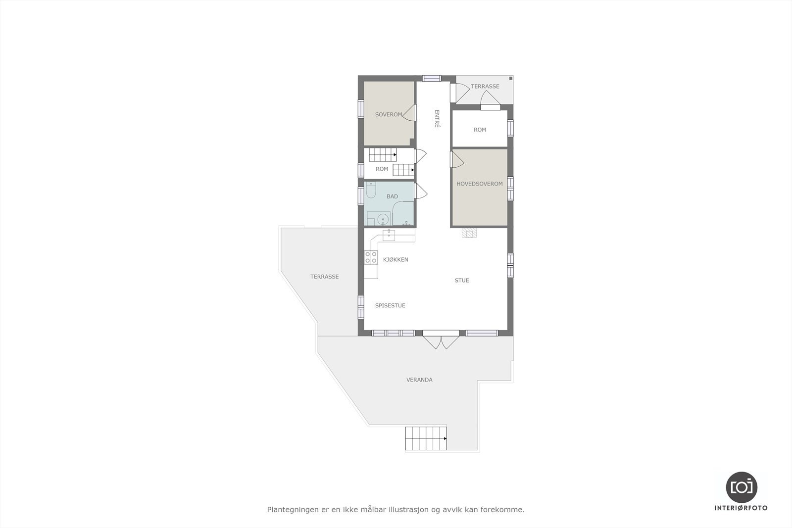 Plantegning Galleribilde