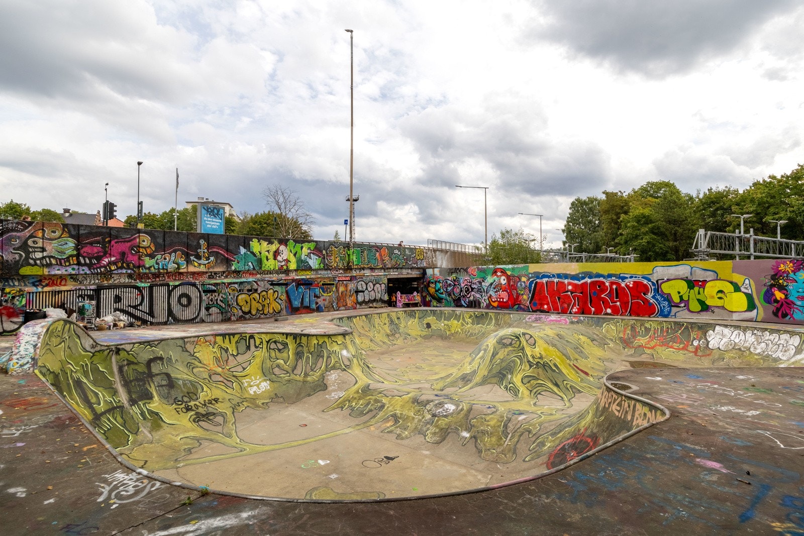 Skatebane rett ved leiligheten. Galleribilde