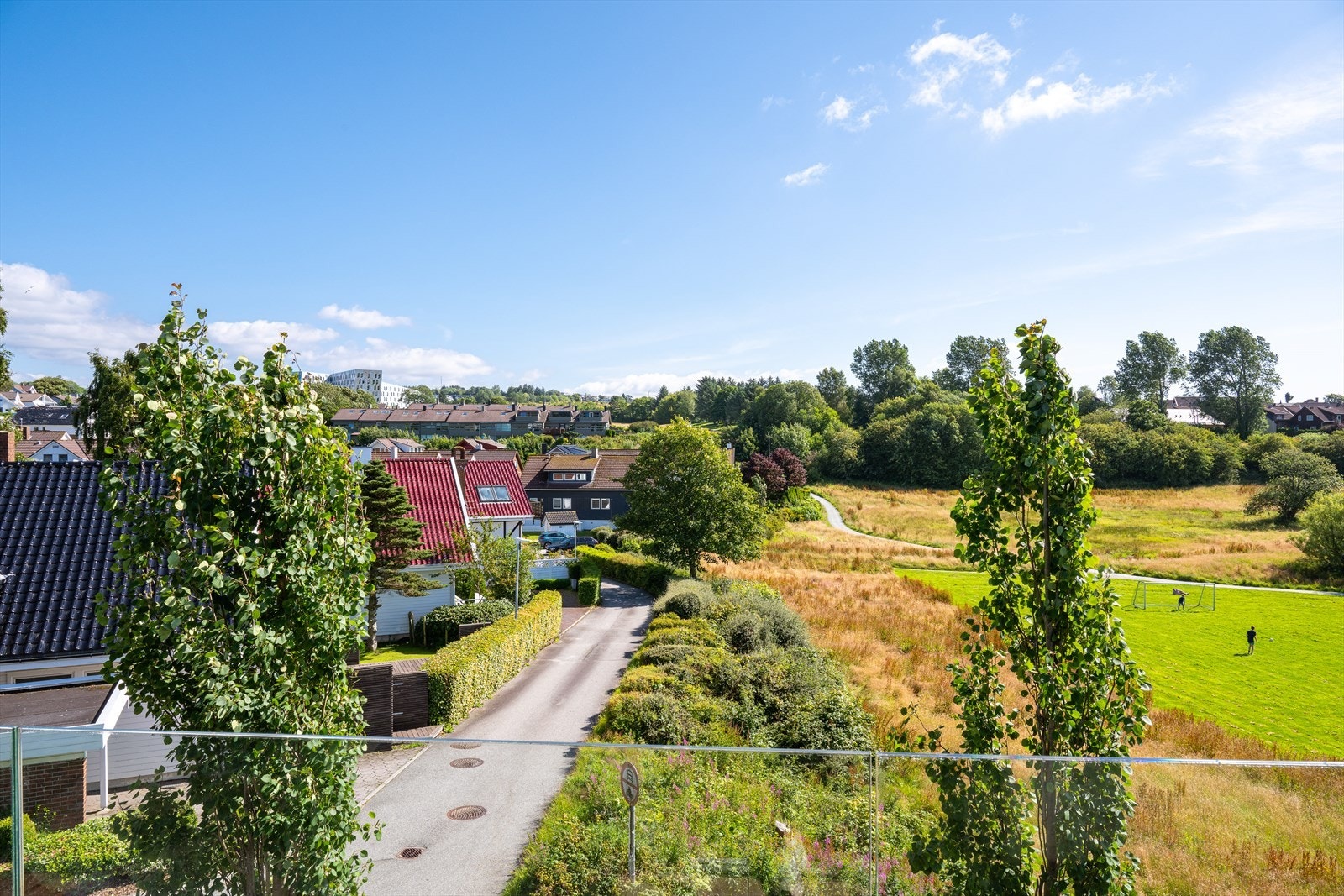 Utsikt fra balkong Galleribilde