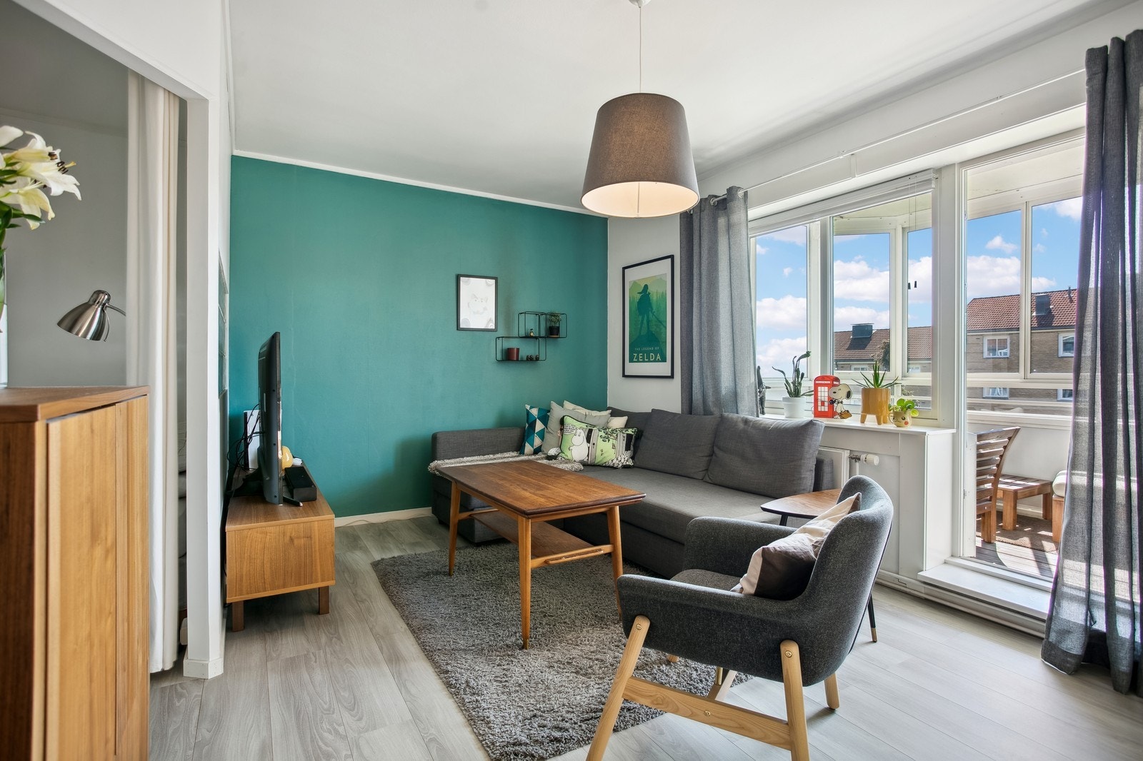 Velkommen til Kalbakkstubben 6 - en lys 1 (2) roms leilighet ledig fra 1.11 Galleribilde