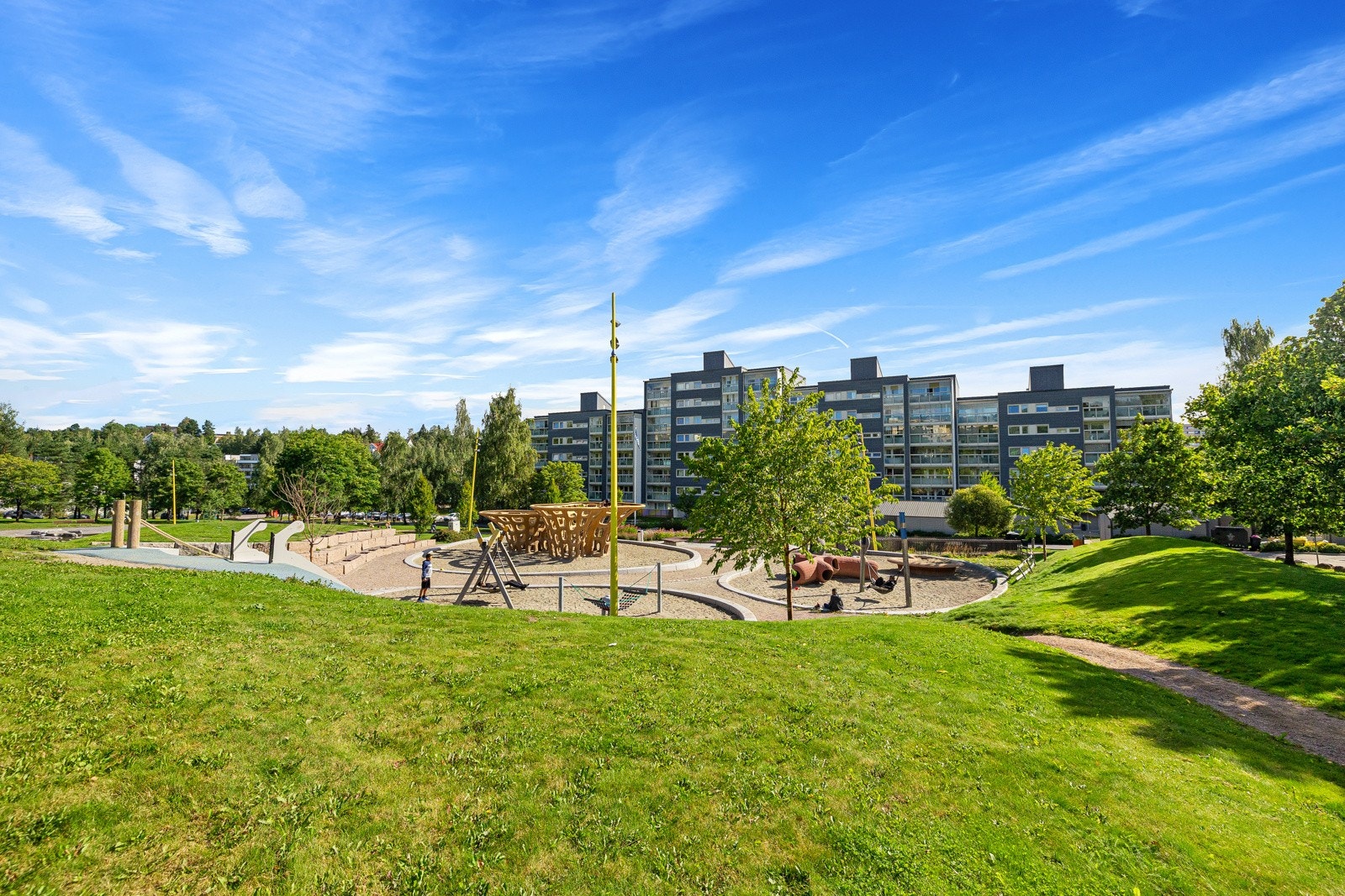 Verdensparken med parkouranlegg ligger ca. 20 min gange unna og er absolutt verdt et besøk Galleribilde
