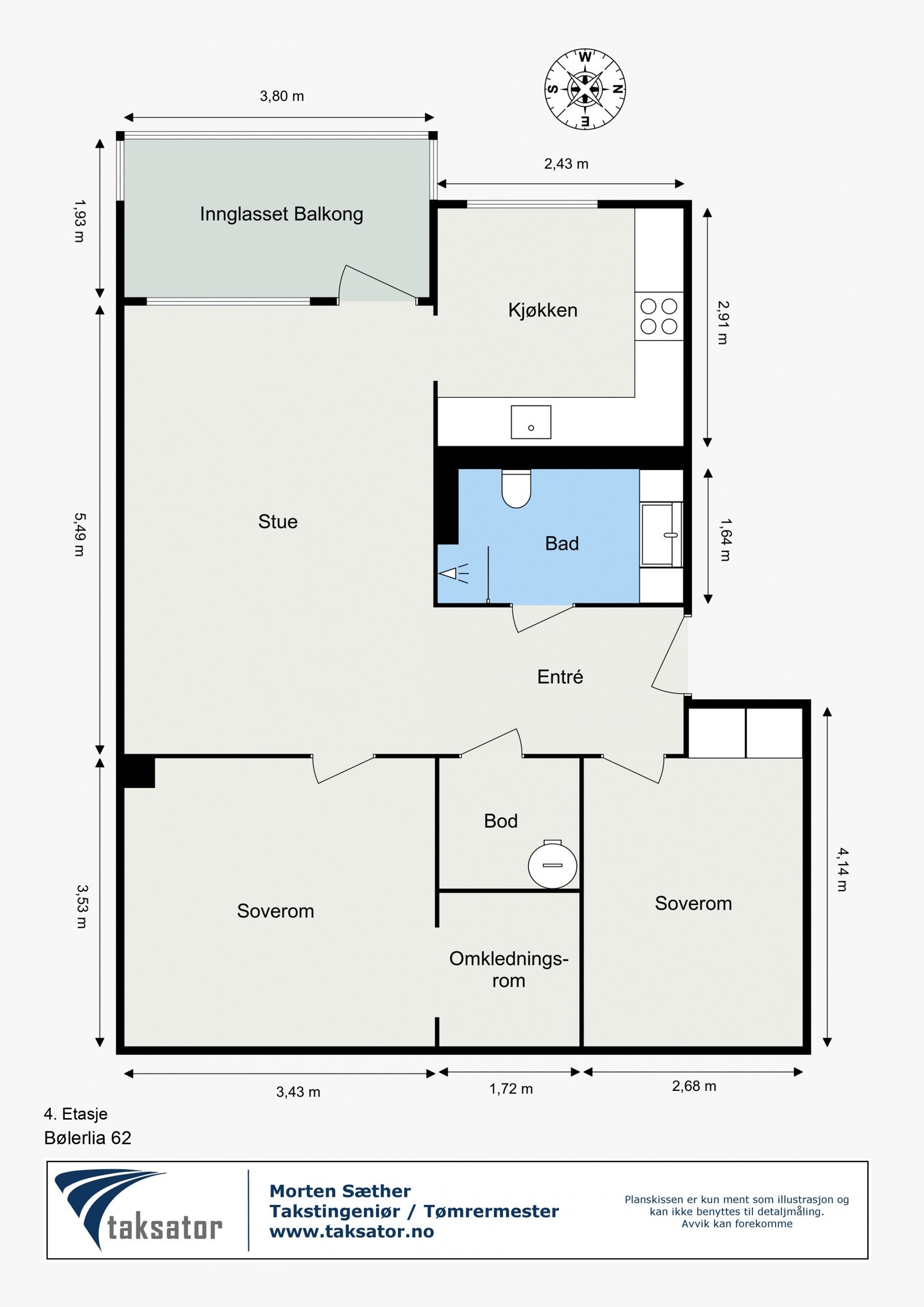Plantegning Galleribilde