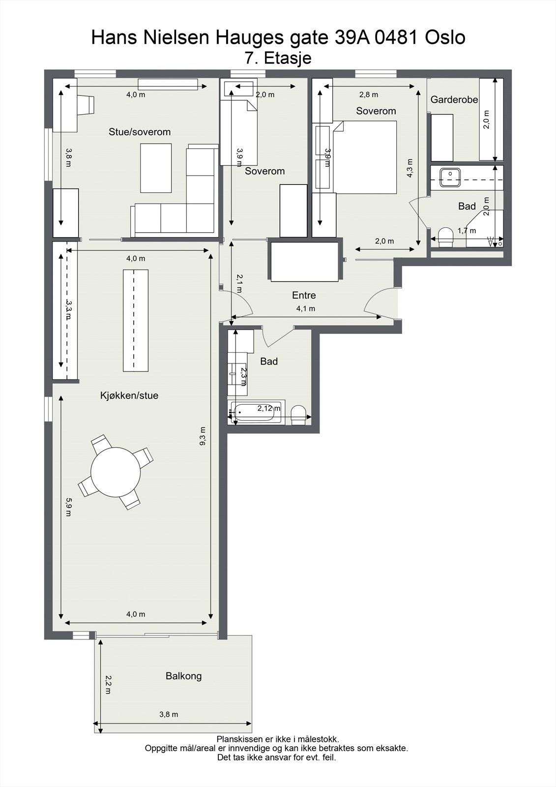 Plantegning Galleribilde