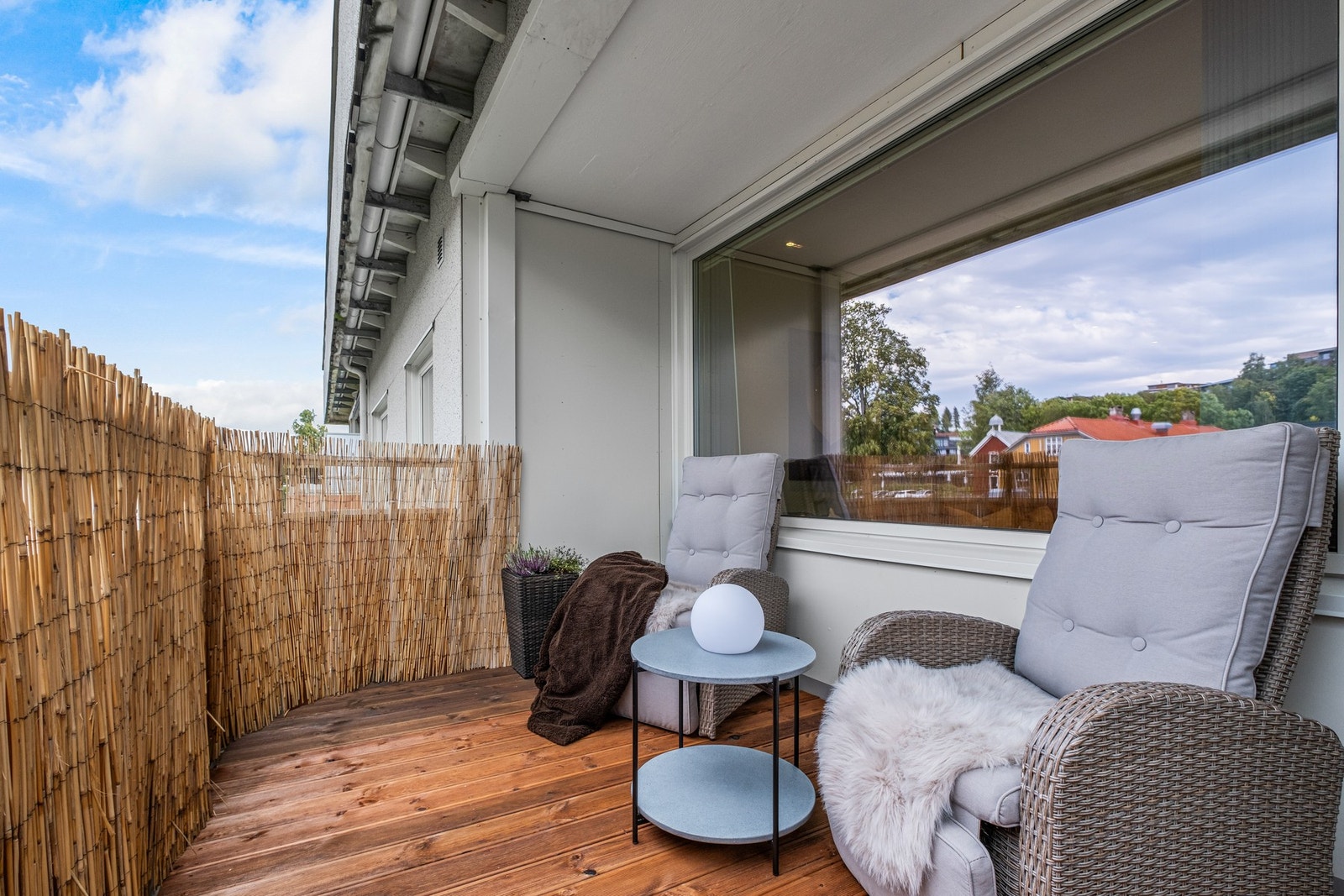 Balkong på 8 kvm. Galleribilde