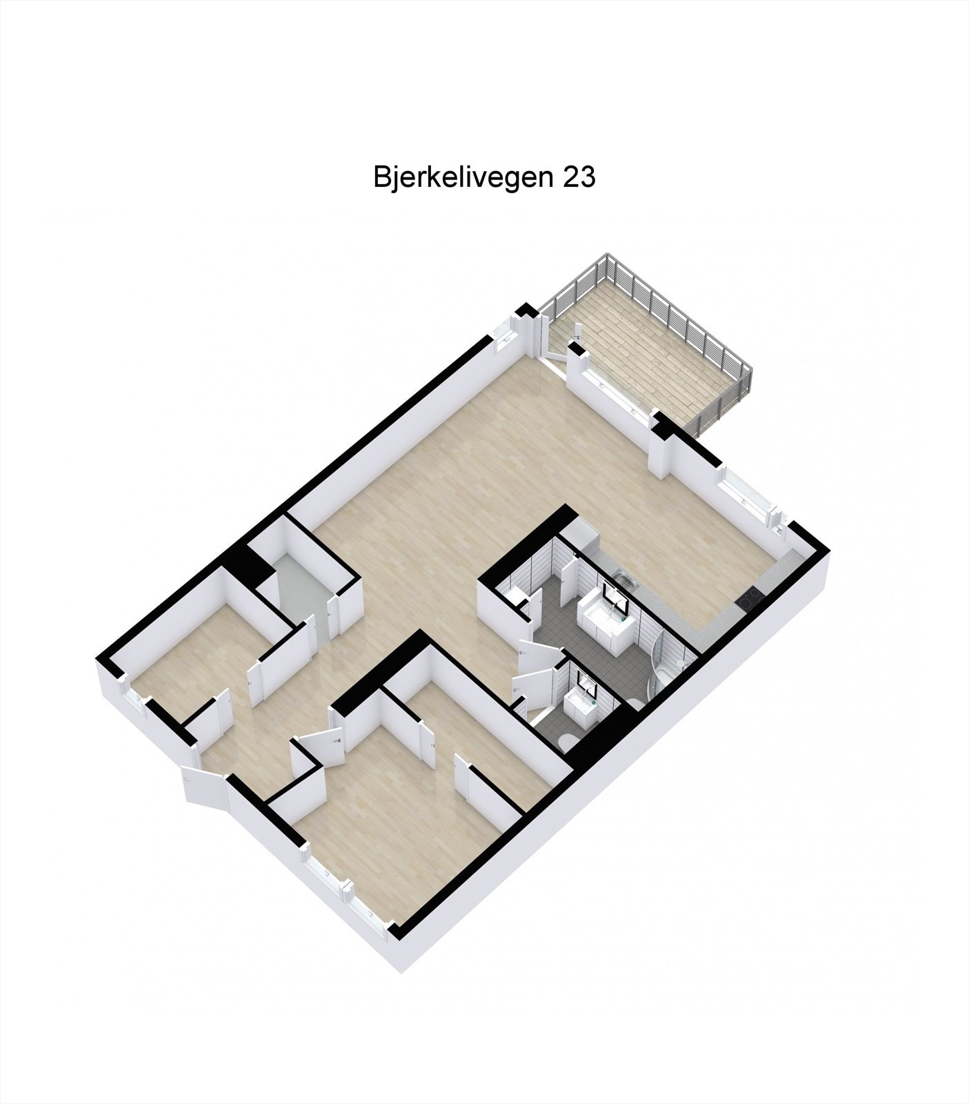 -Planskisse 3D- Galleribilde