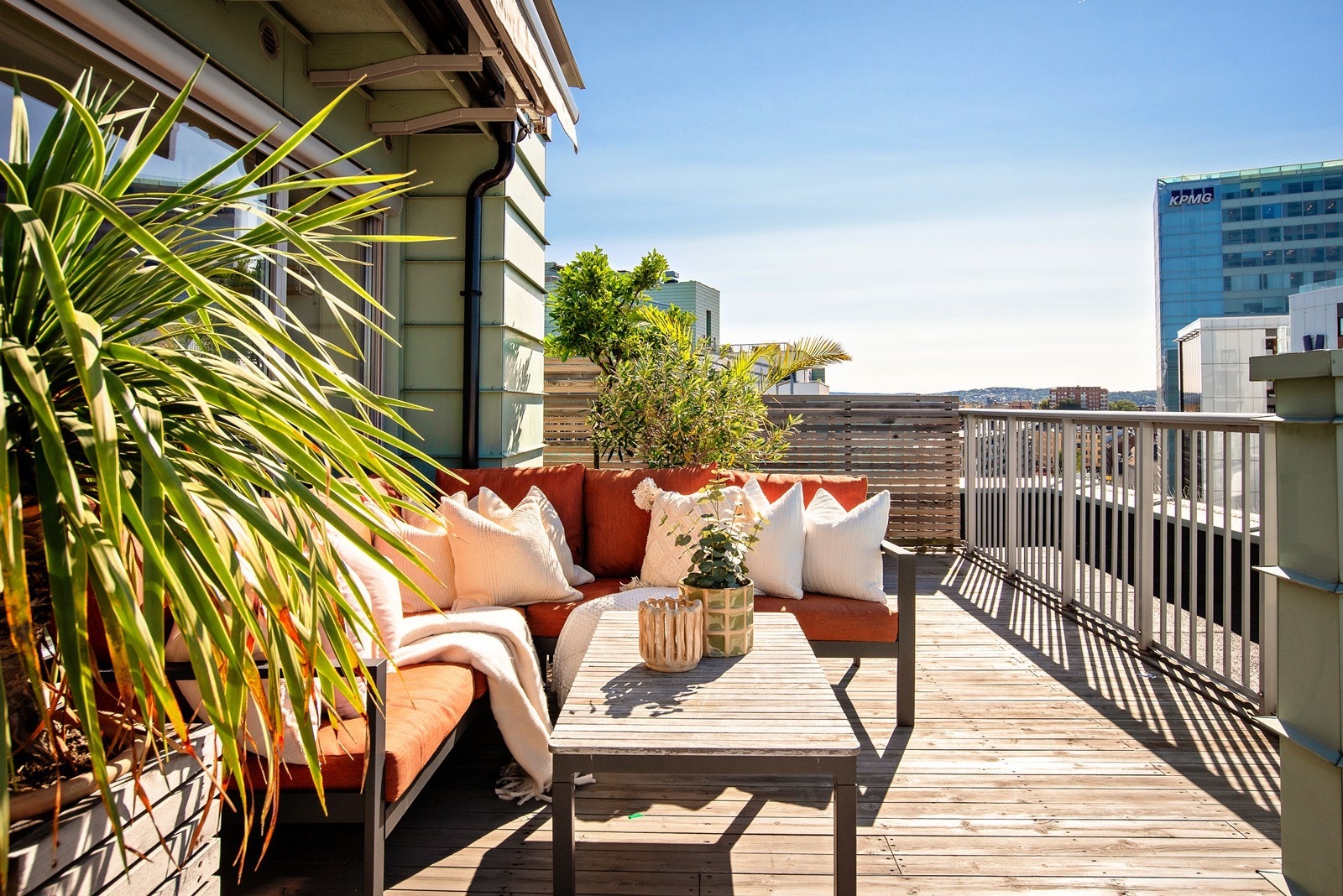 Privat takterrasse på hele 69 kvm Galleribilde