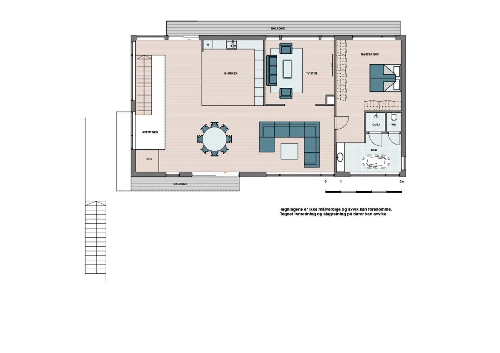 Plantegning 2.etasje Galleribilde