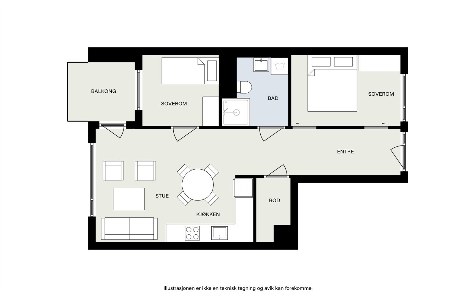 Plantegning Galleribilde