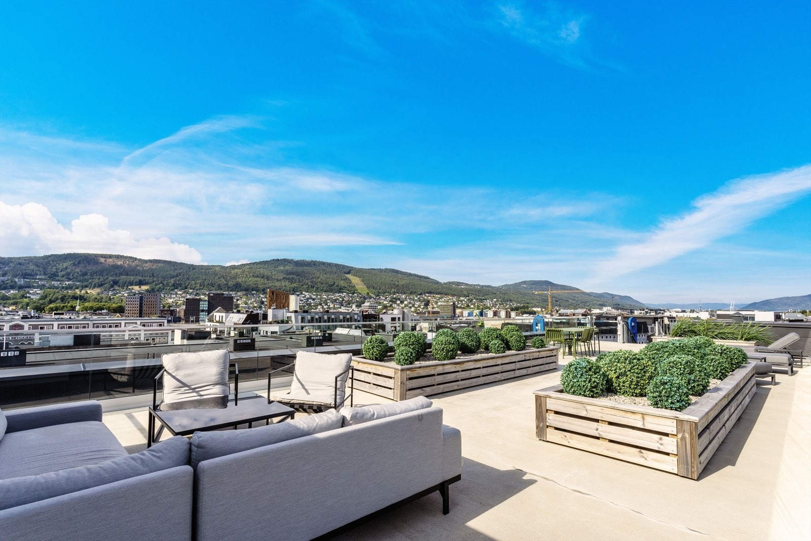 Her kan du nyte en nydelig utsikt over byen. Galleribilde