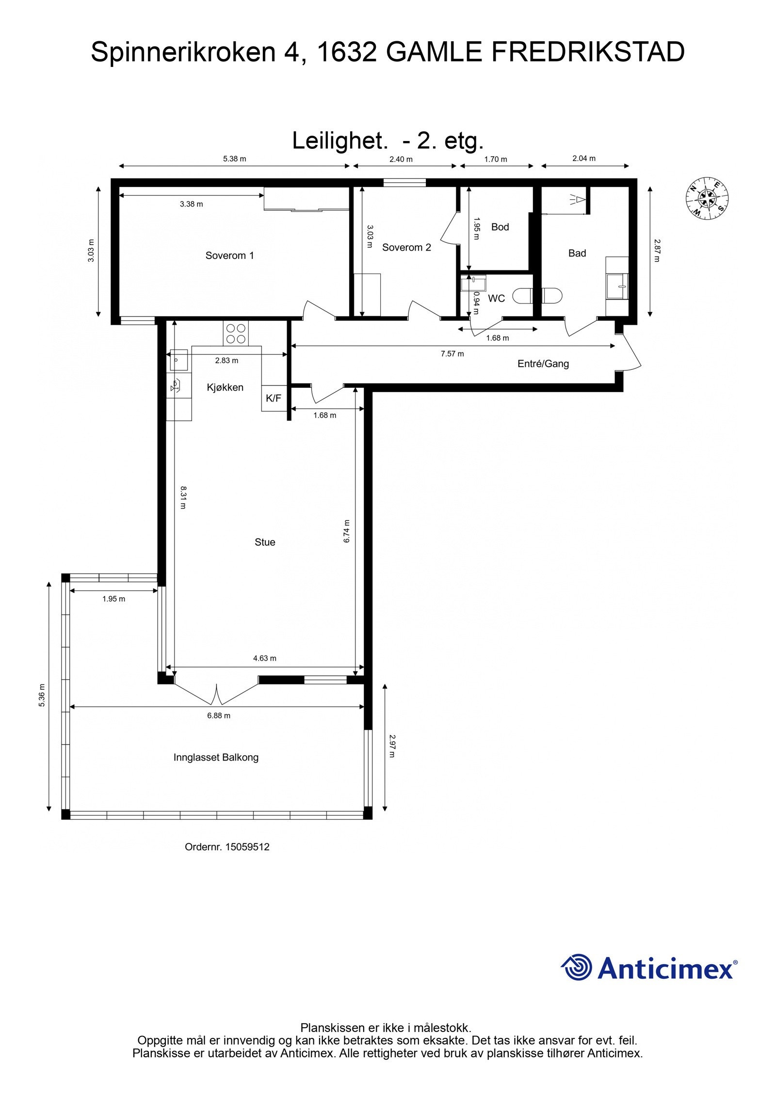 Plantegning Galleribilde