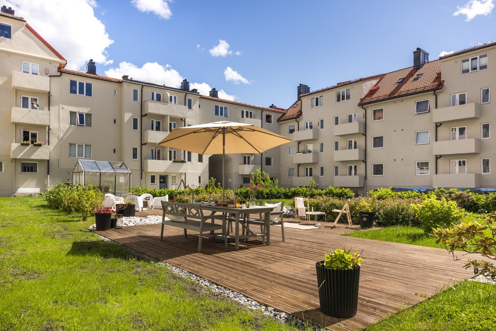 Et veldrevet borettslag som de siste årene har gjort store oppgraderinger. Galleribilde