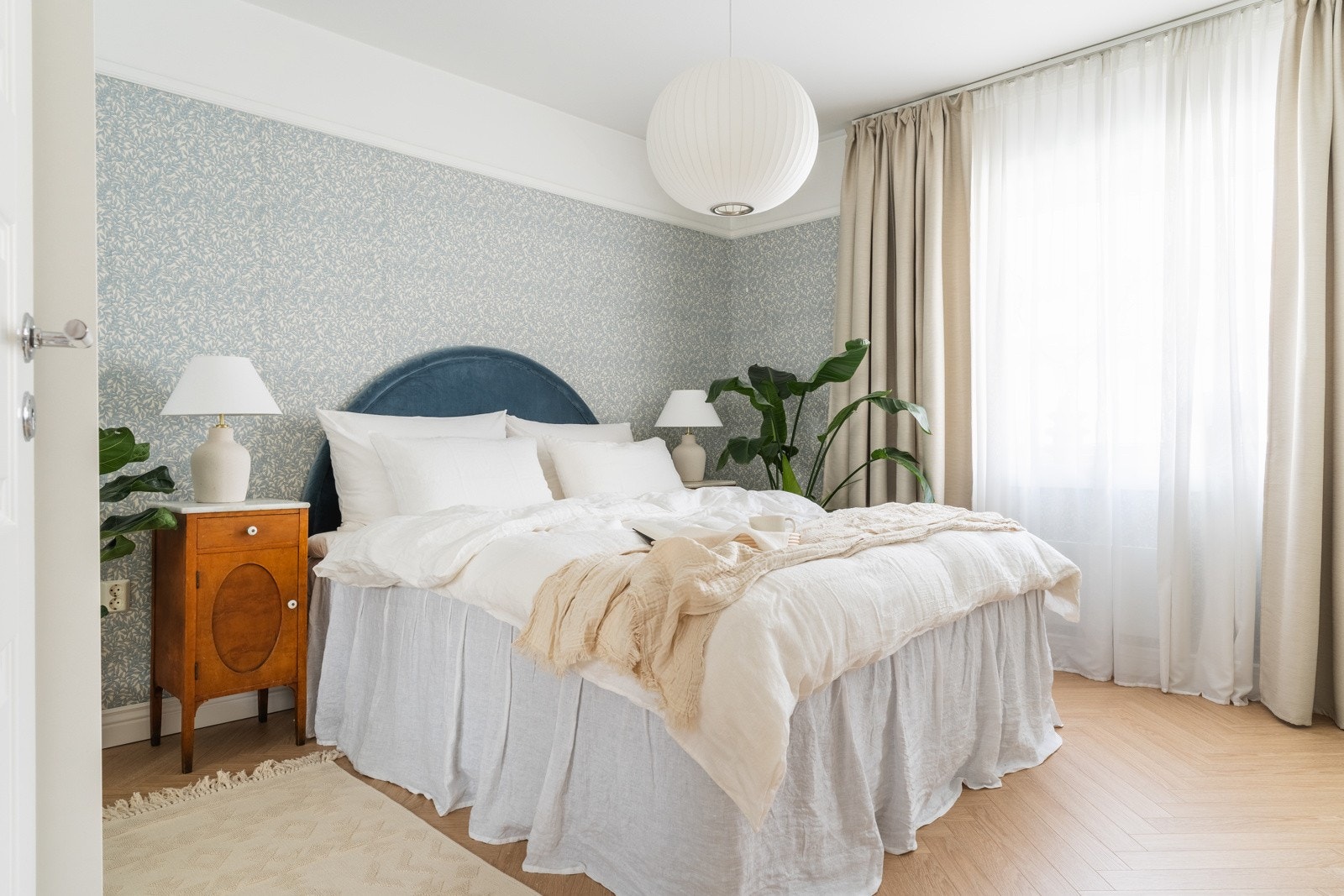 Leiligheten har to soverom med god størrelse. Det ene soverommet har en størrelse på 14,8 kvm. Galleribilde