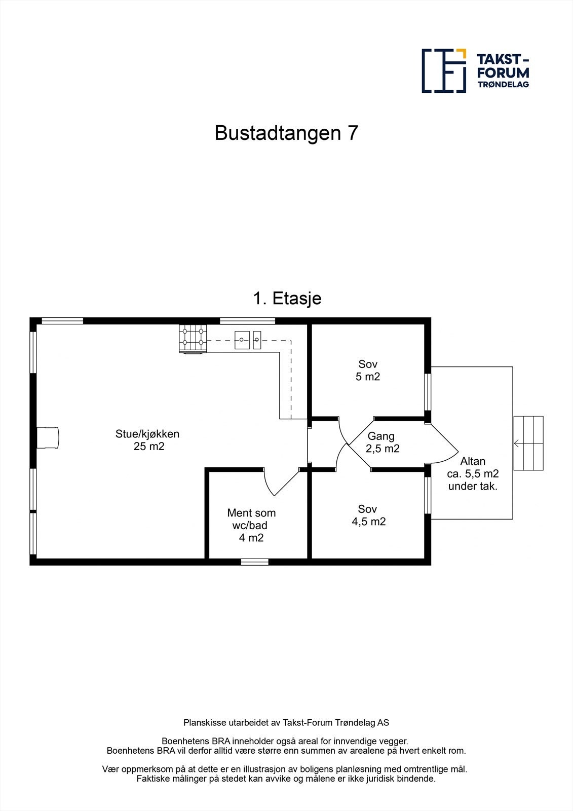 Plantegning av hytta Galleribilde