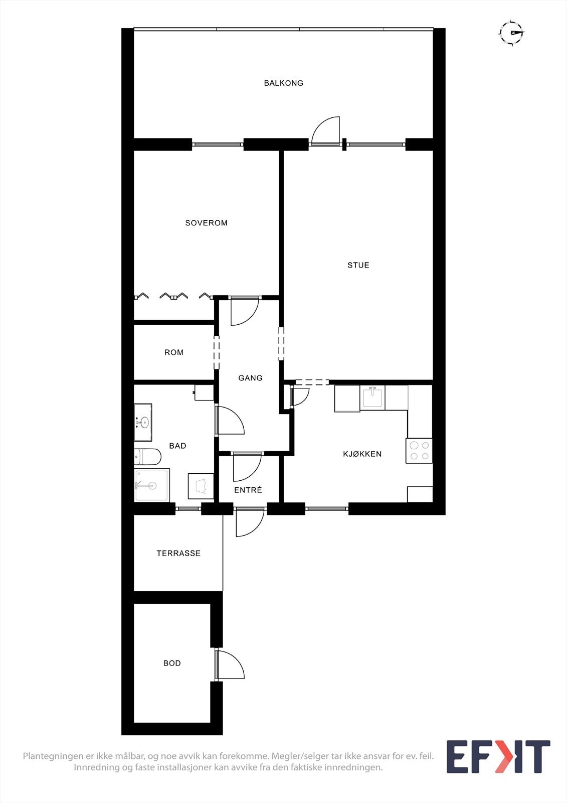 Plantegning Galleribilde