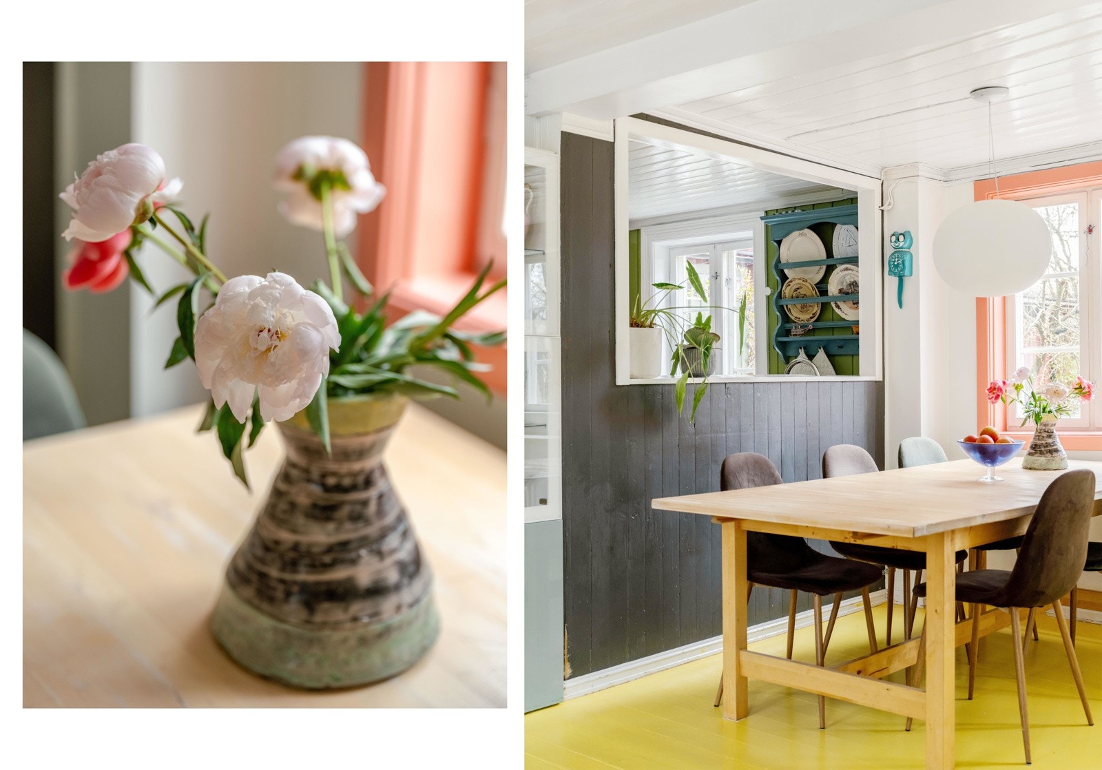 Det er god plass til stort spisebord. Galleribilde