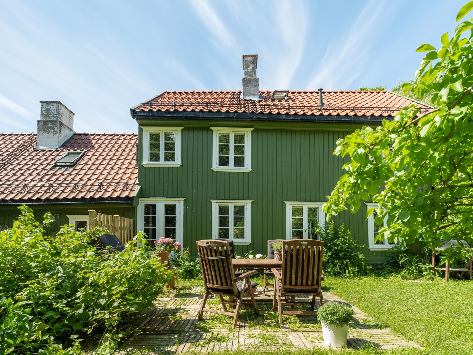 Huset fikk nytt tak i 2017. Galleribilde