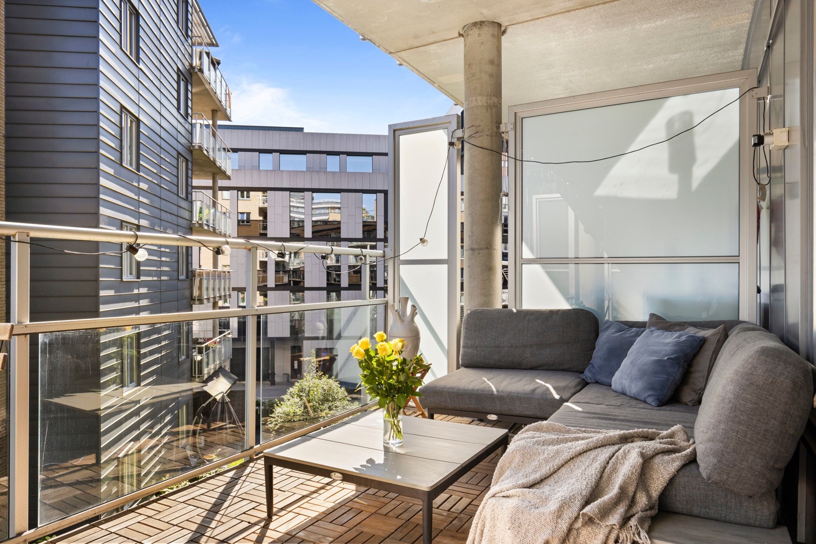 Hyggelig utsyn over fellesarealer. Galleribilde