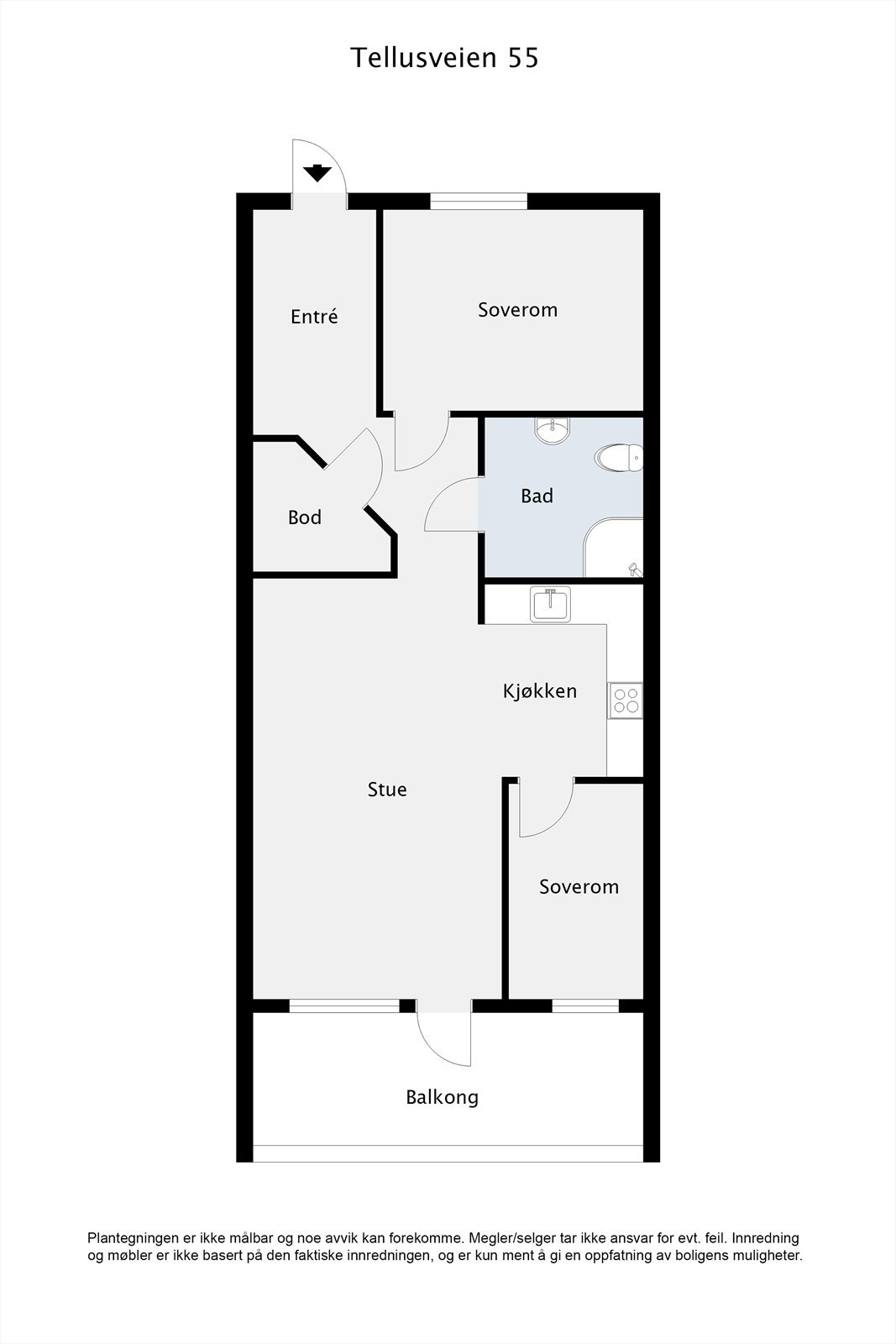 Plantegning Galleribilde