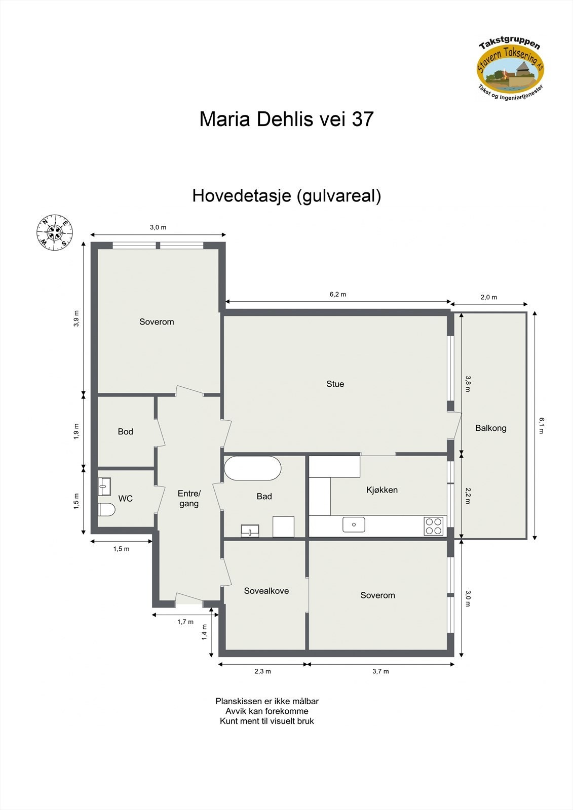 Målbarplanløsning Galleribilde