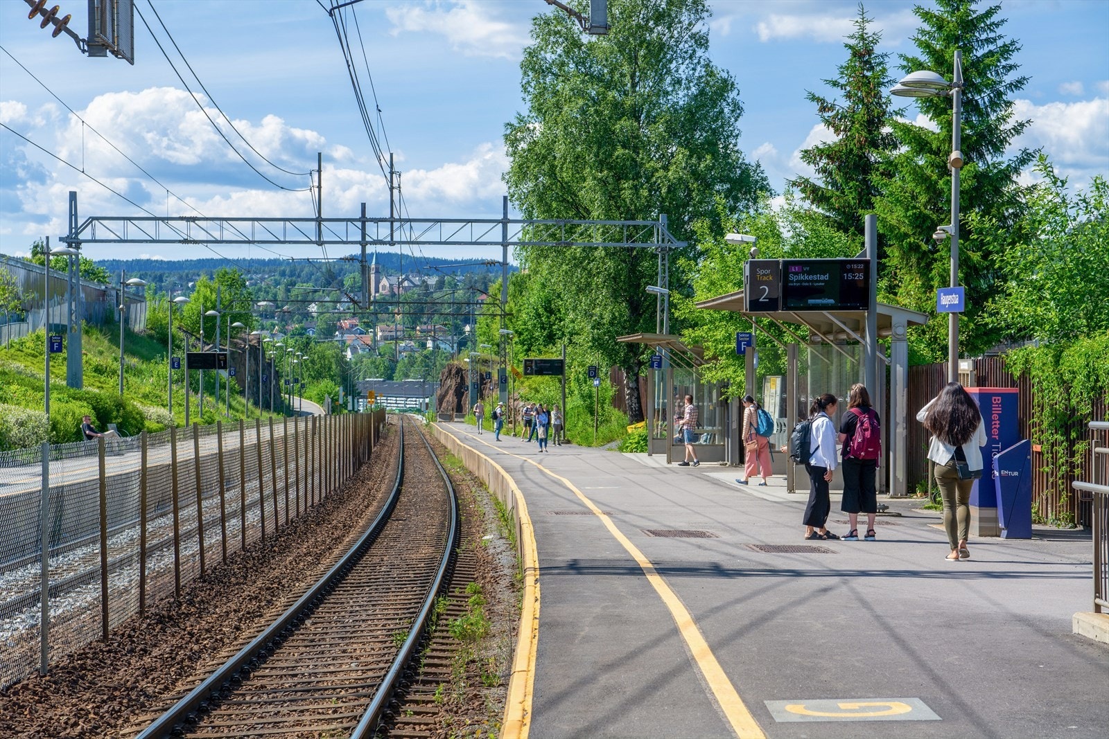 Nærhet til kollektivtransport med togstasjon Galleribilde