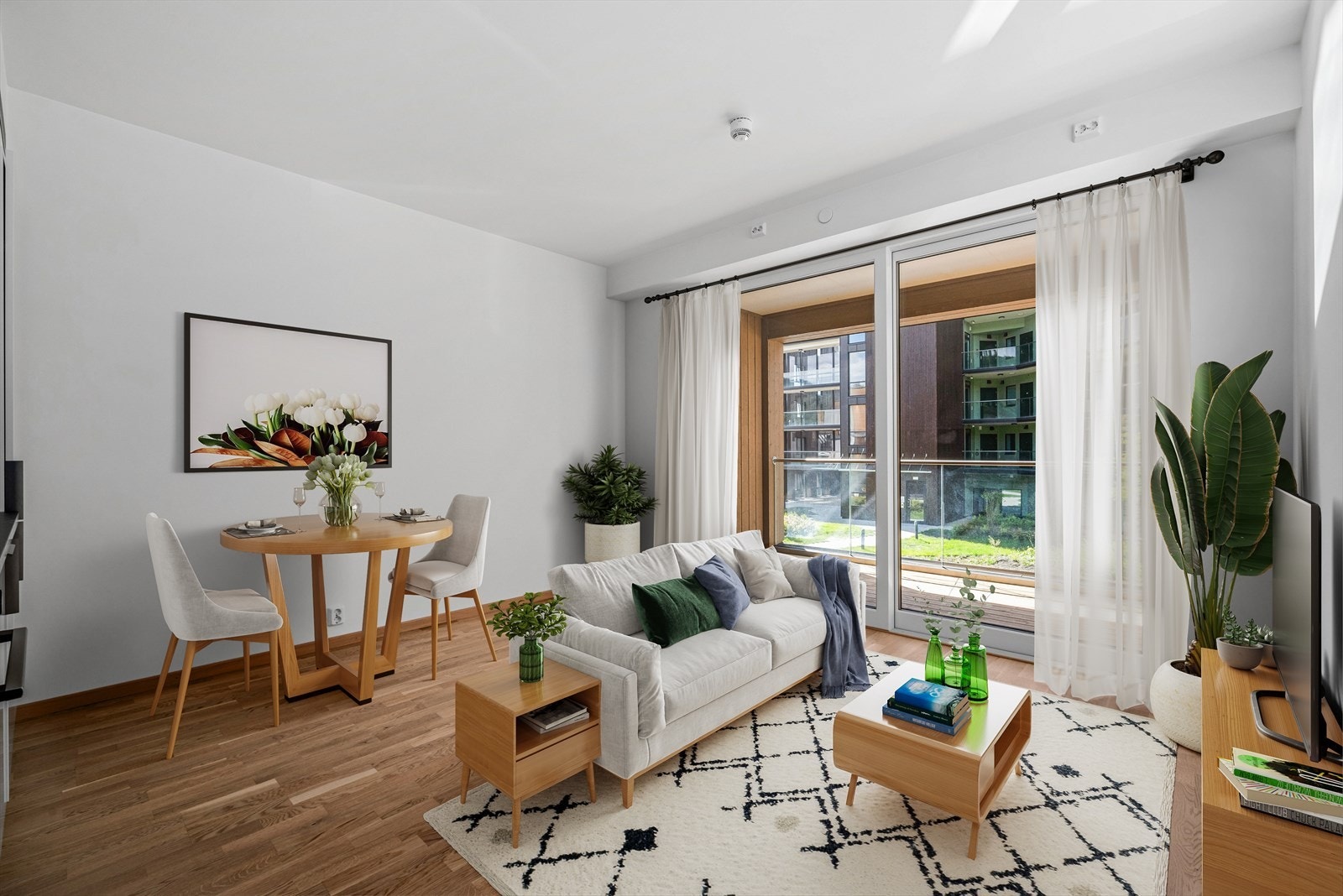 Velkommen til Melhustorget, og muligheten til å sikre deg en helt ny 2-roms selveierleilighet. (Bildet er digitalmøblert) Galleribilde