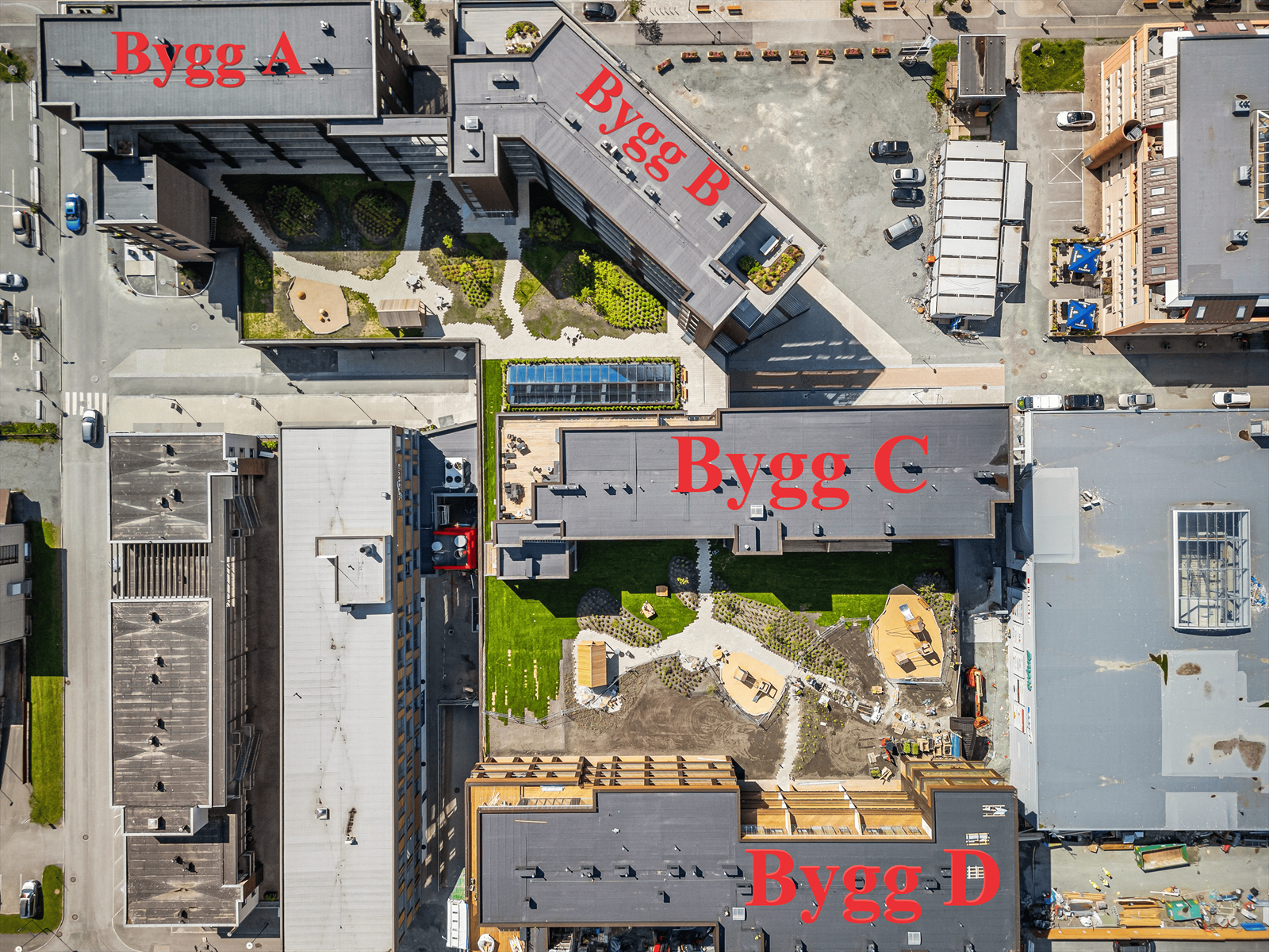 Oversiktsbilde - Leiligheten ligger i bygg C. Galleribilde