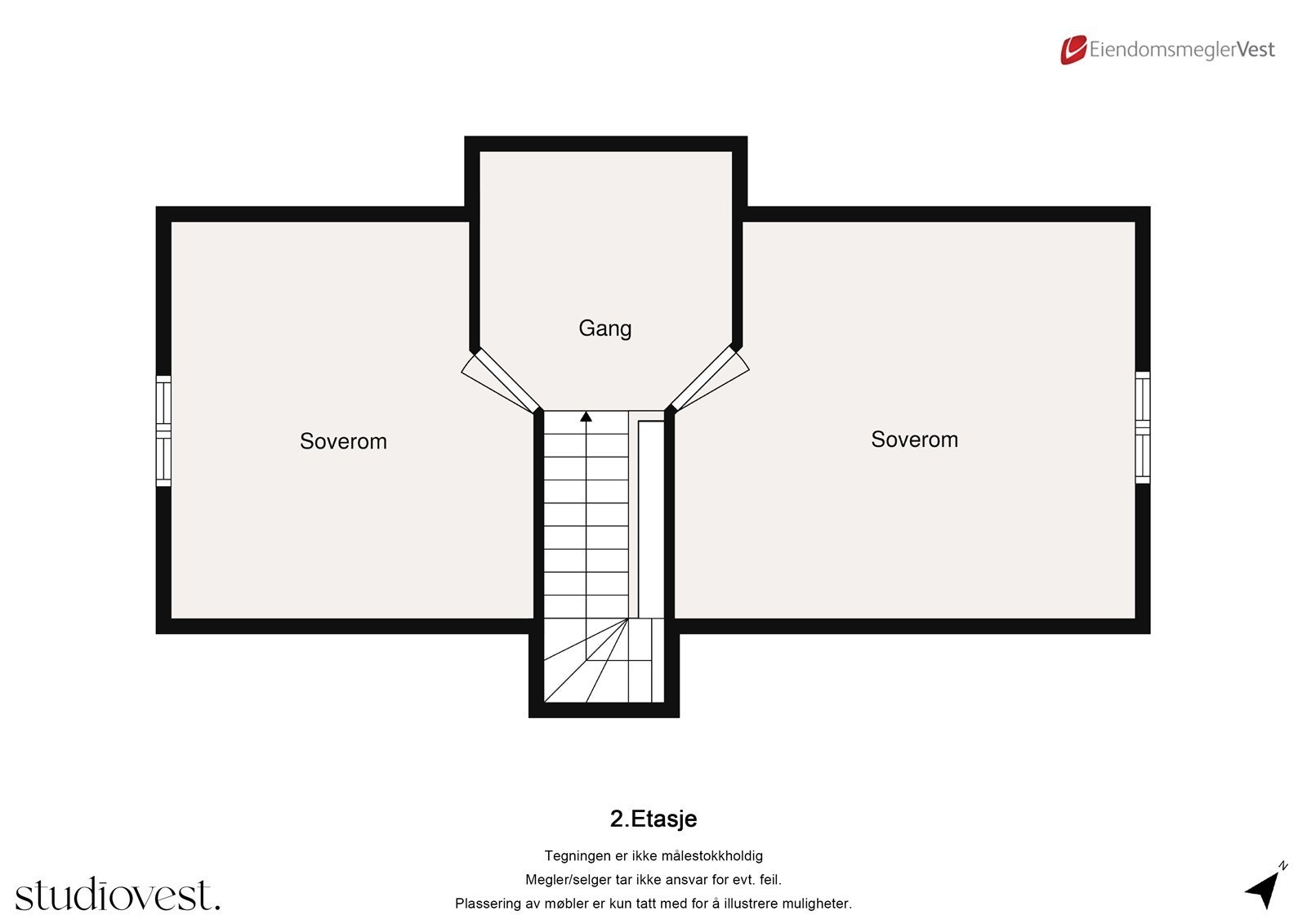 Planskisse: Loft. Galleribilde