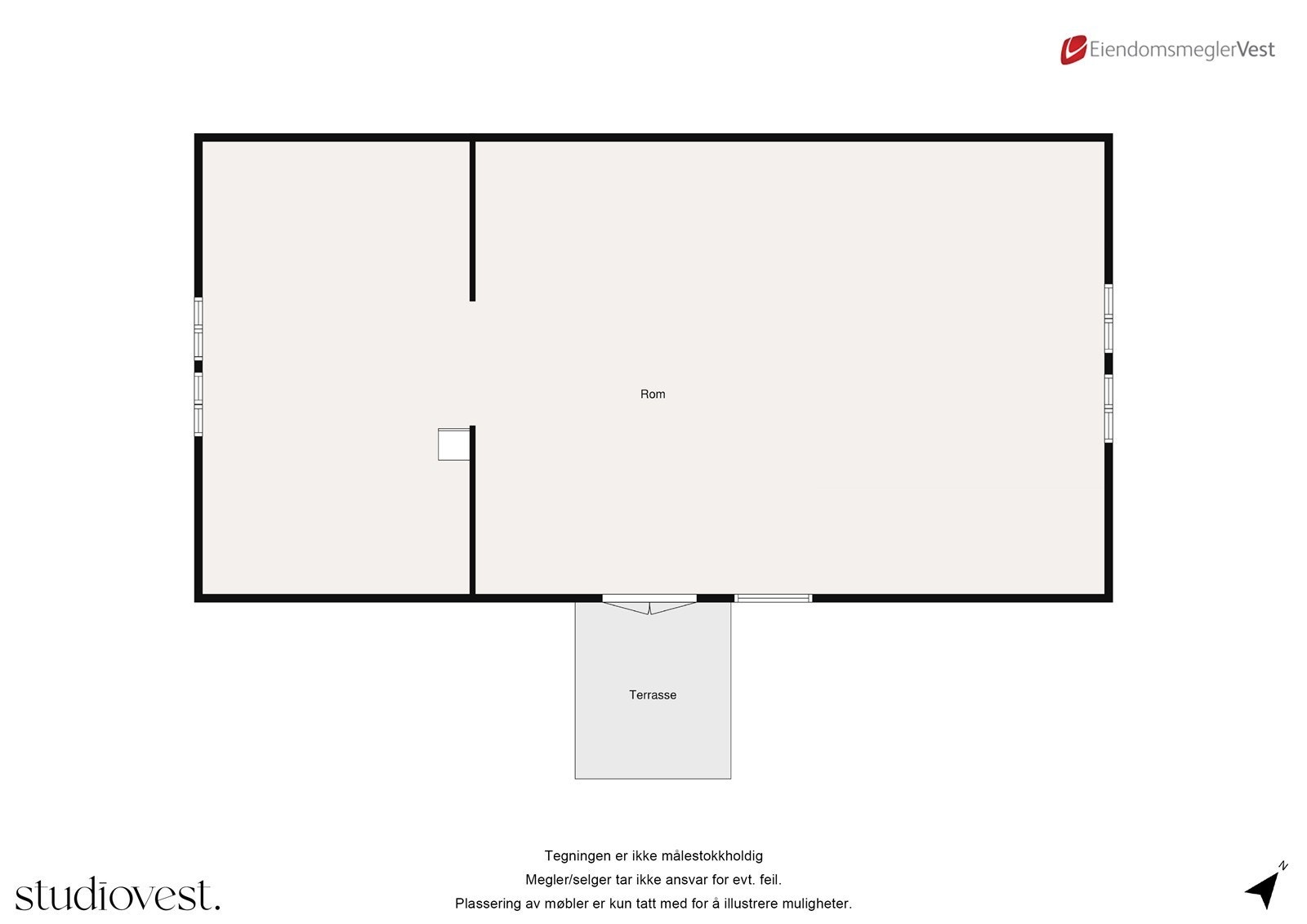 Planskisse: Stall. Galleribilde