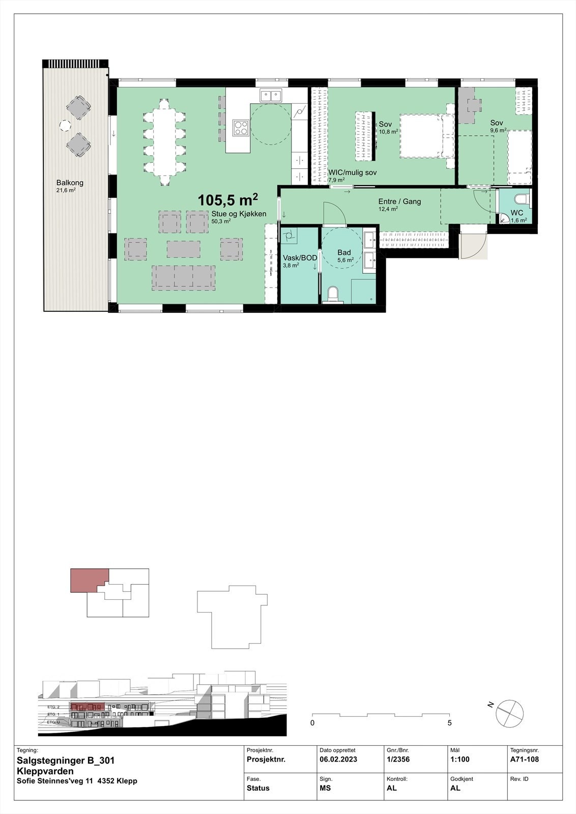 Plantegning Galleribilde