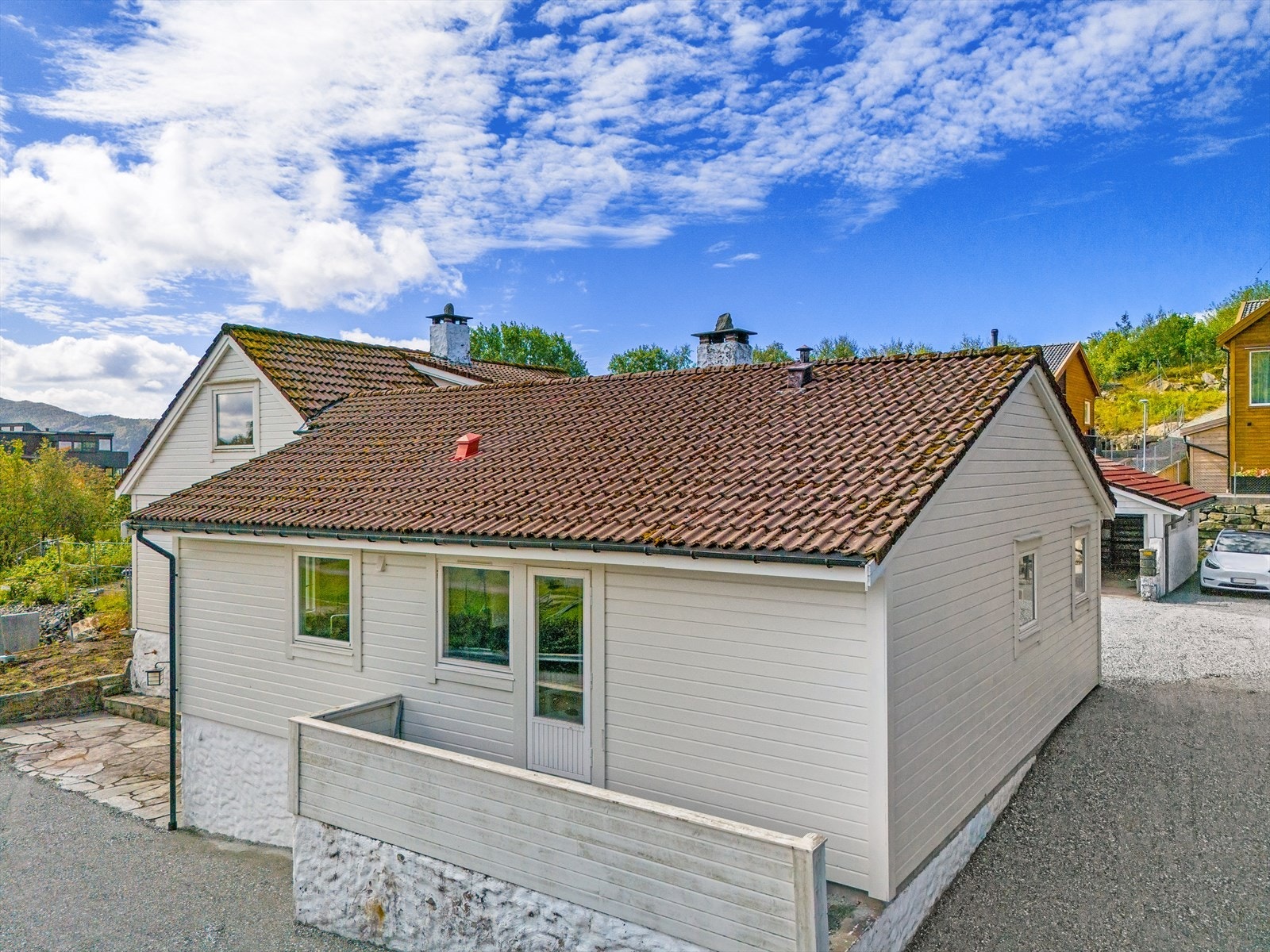 Store deler av kledningen er skiftet i 2010 Galleribilde