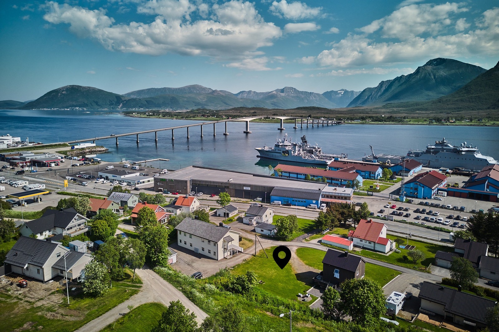 Selveiertomt for bolig uten byggeklausul - kjøper står fritt til å velge husleverandør innenfor kommune/kommunedelplanens bestemmelser. Galleribilde