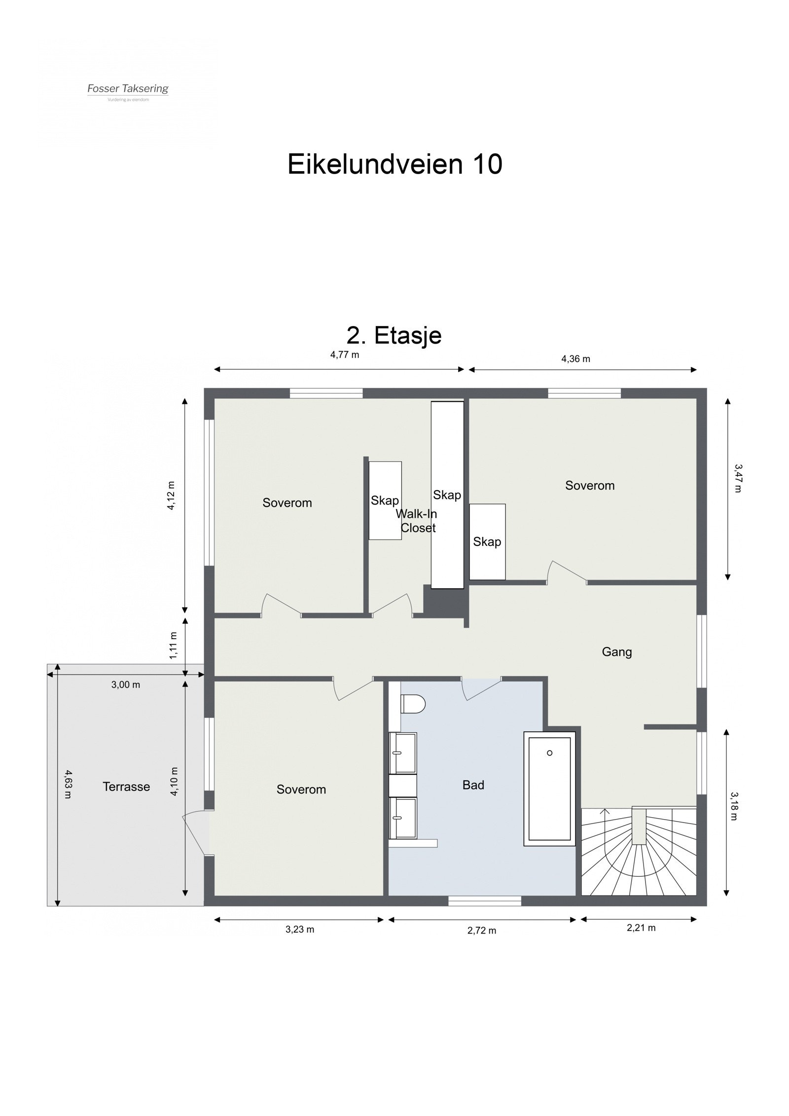 Plantegning 2. Etasje. Galleribilde