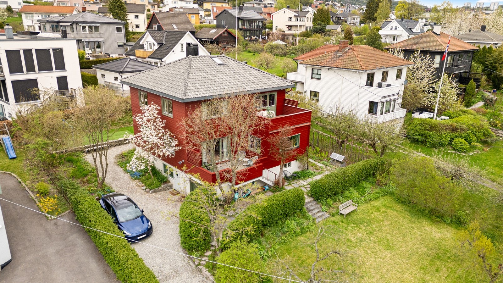 Dronefoto Galleribilde