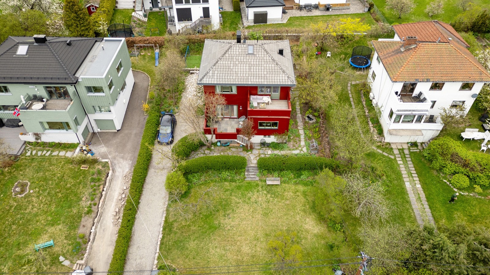 Dronefoto. Galleribilde