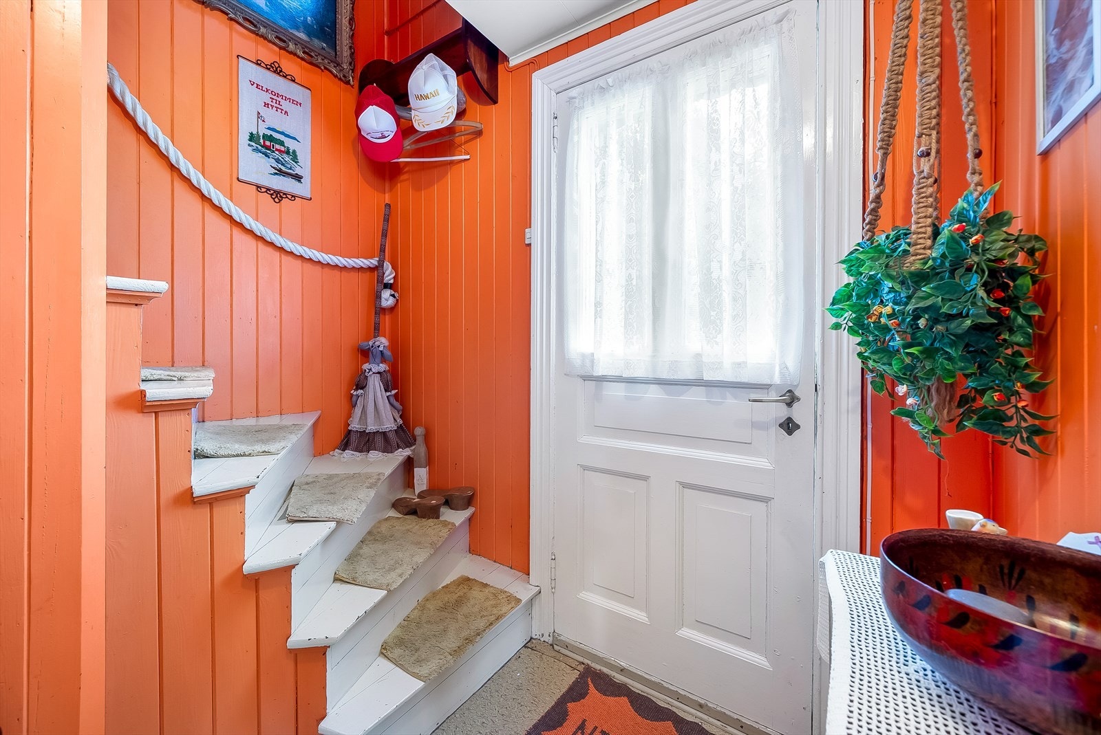 Original trapp opp til loftet. Galleribilde