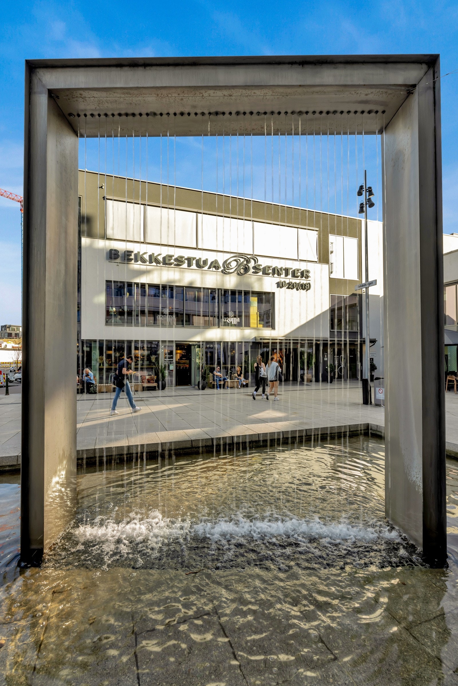Eksempelvis finnes et mangfold av serveringssteder, vinmonopol, klesbutikker og flere matbutikker. Bekkestua imøtekommer også helsebehov med bl.a. flere treningssentre. Galleribilde