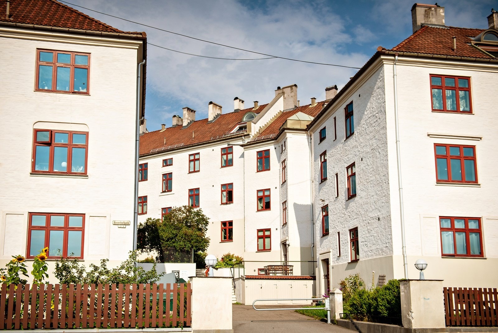 Byggets fasade. Galleribilde