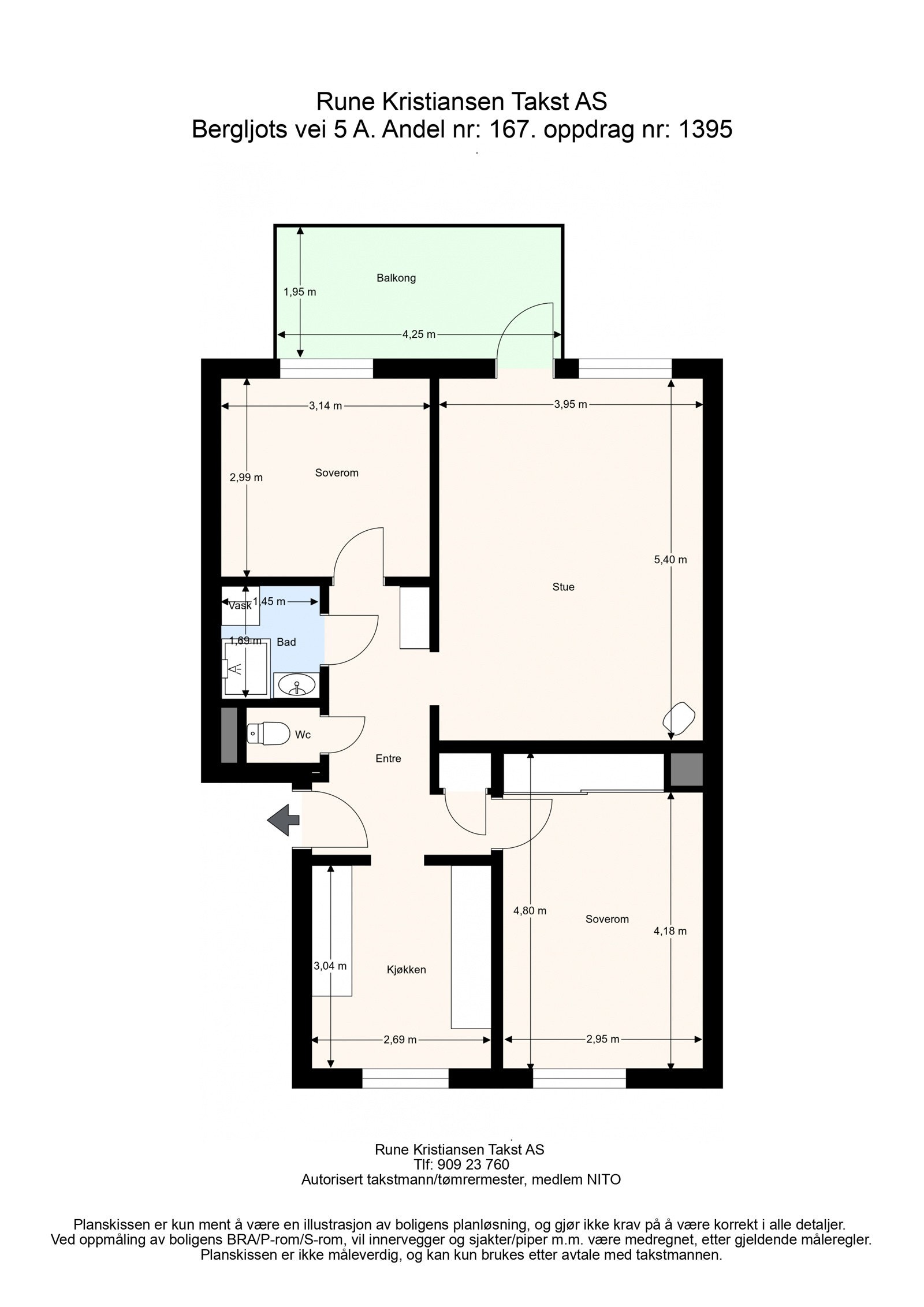 Flere beboere i område har flyttet kjøkken inn i soverom for å etablere åpen kjøkken- og stueløsning samt slått sammen bad og wc (søknad må evt sendes til styret). Galleribilde