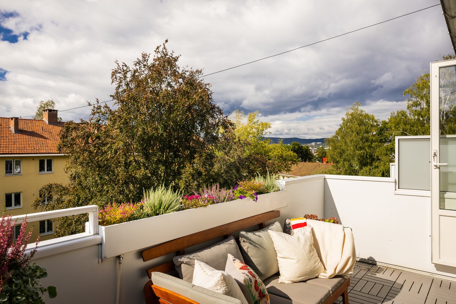 Attraktiv 3-roms toppleilighet med vestvendt balkong på 8 kvm. Galleribilde