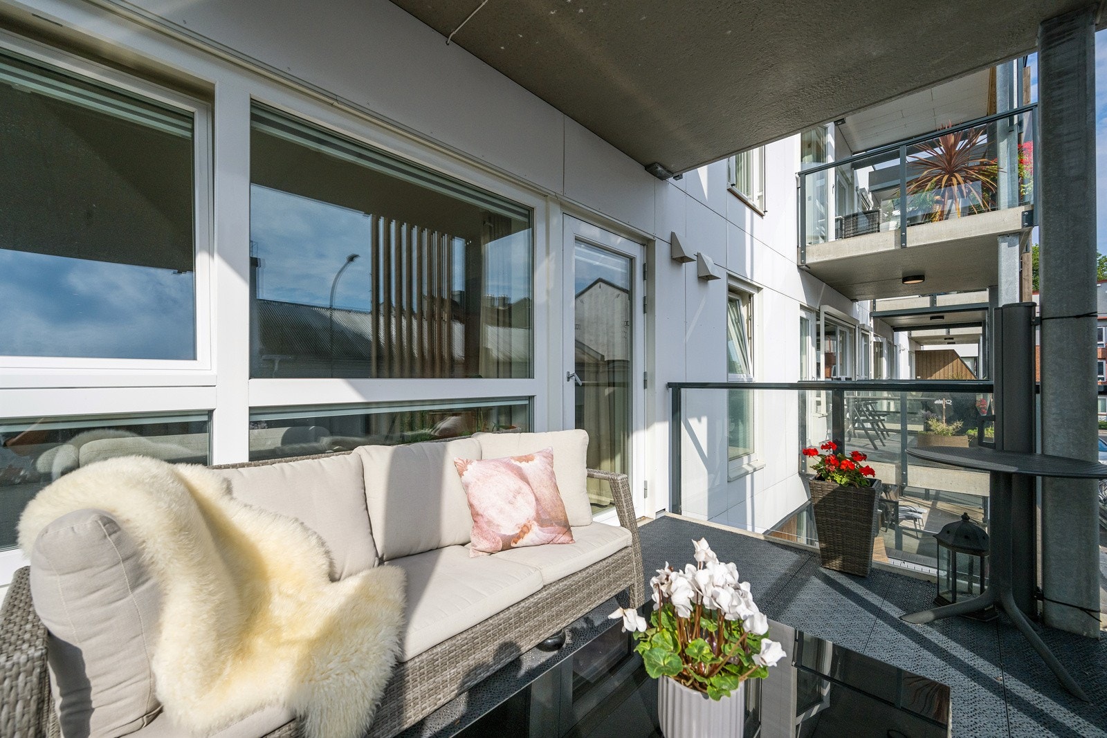 Overbygget balkong Galleribilde