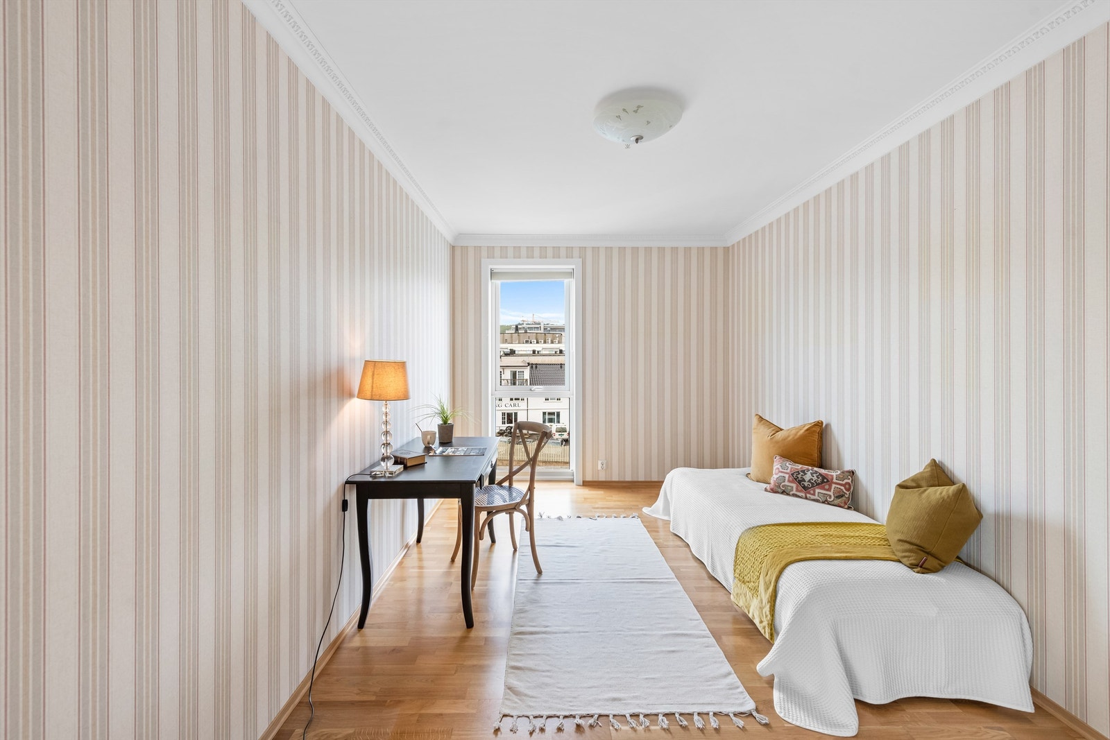 Gjestesoverom er delikat innredet Galleribilde