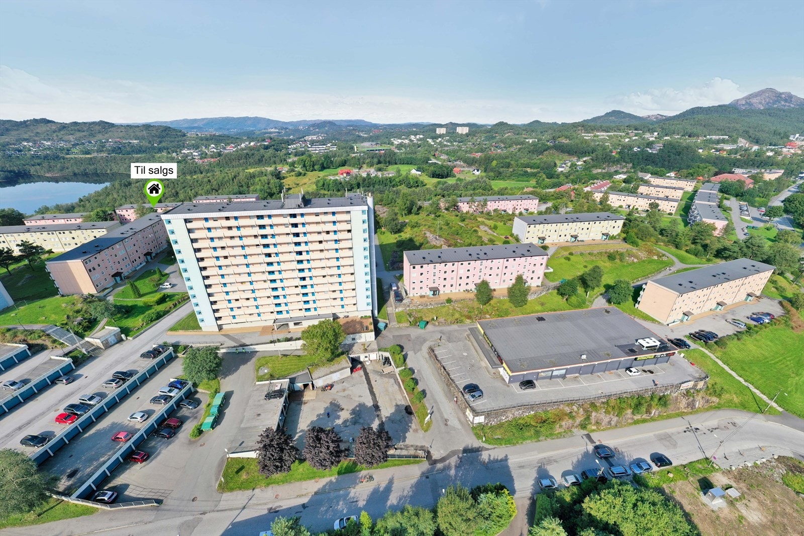 Bilde tatt av Himladronen. Galleribilde