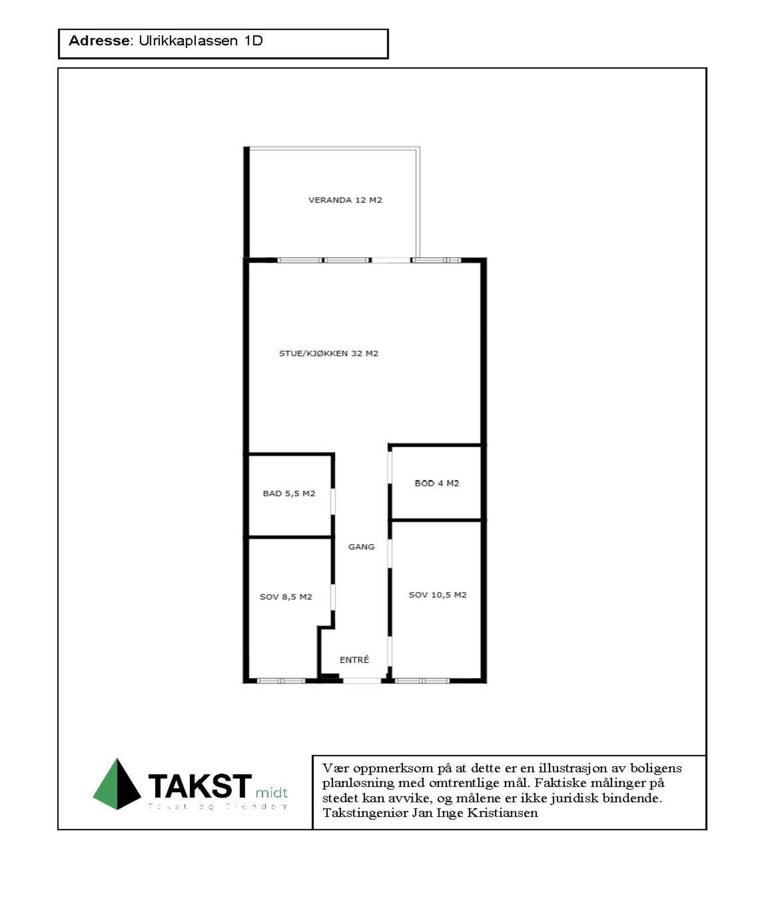 Planskisse. Galleribilde
