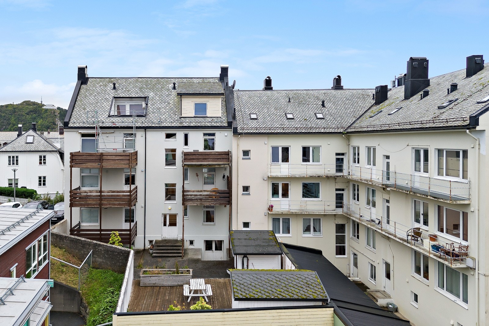 Sameiet har pusset opp fasaden mot vest i 2012-2013 og samtidig oppgradert de fleste vinduene på dette tidspunktet. Galleribilde