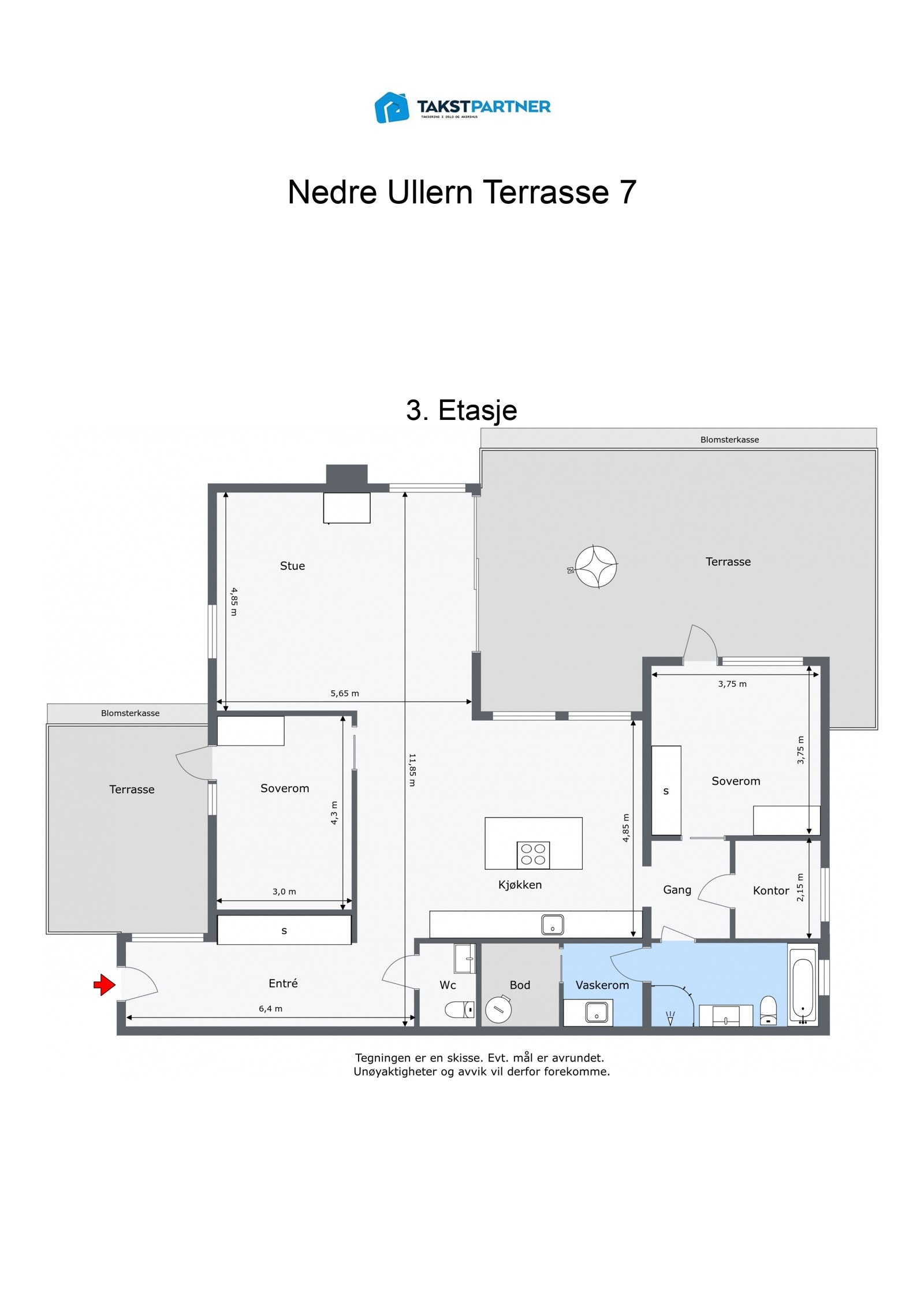 Planskisse. Galleribilde
