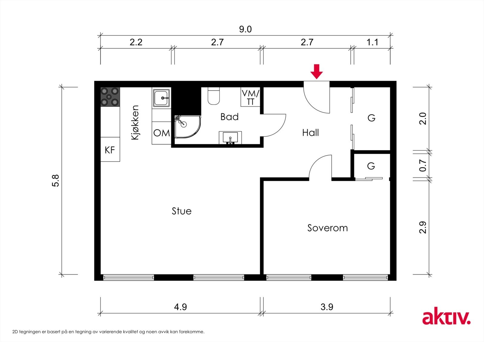 Plantegning Galleribilde