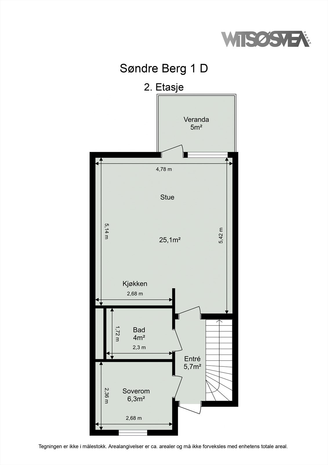 Planskisse 2.etg Galleribilde